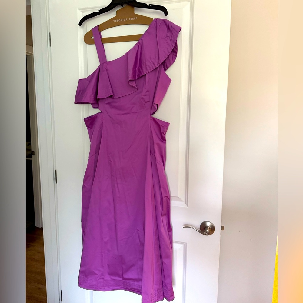 Elegant Pink Ruffle Dress